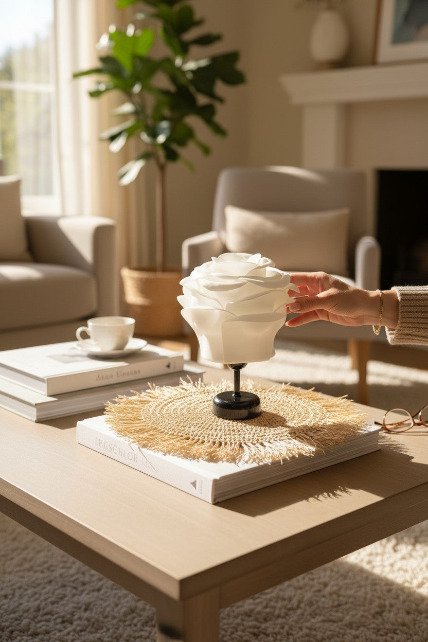 EVA SİYAH EMOTİON KABLOSUZ PİLLİ MASA LAMBASI