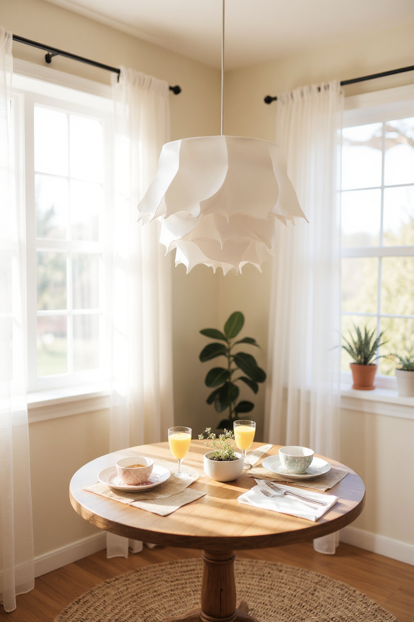 Modern Eva Beyaz ROME Tasarım Sarkıt Avize