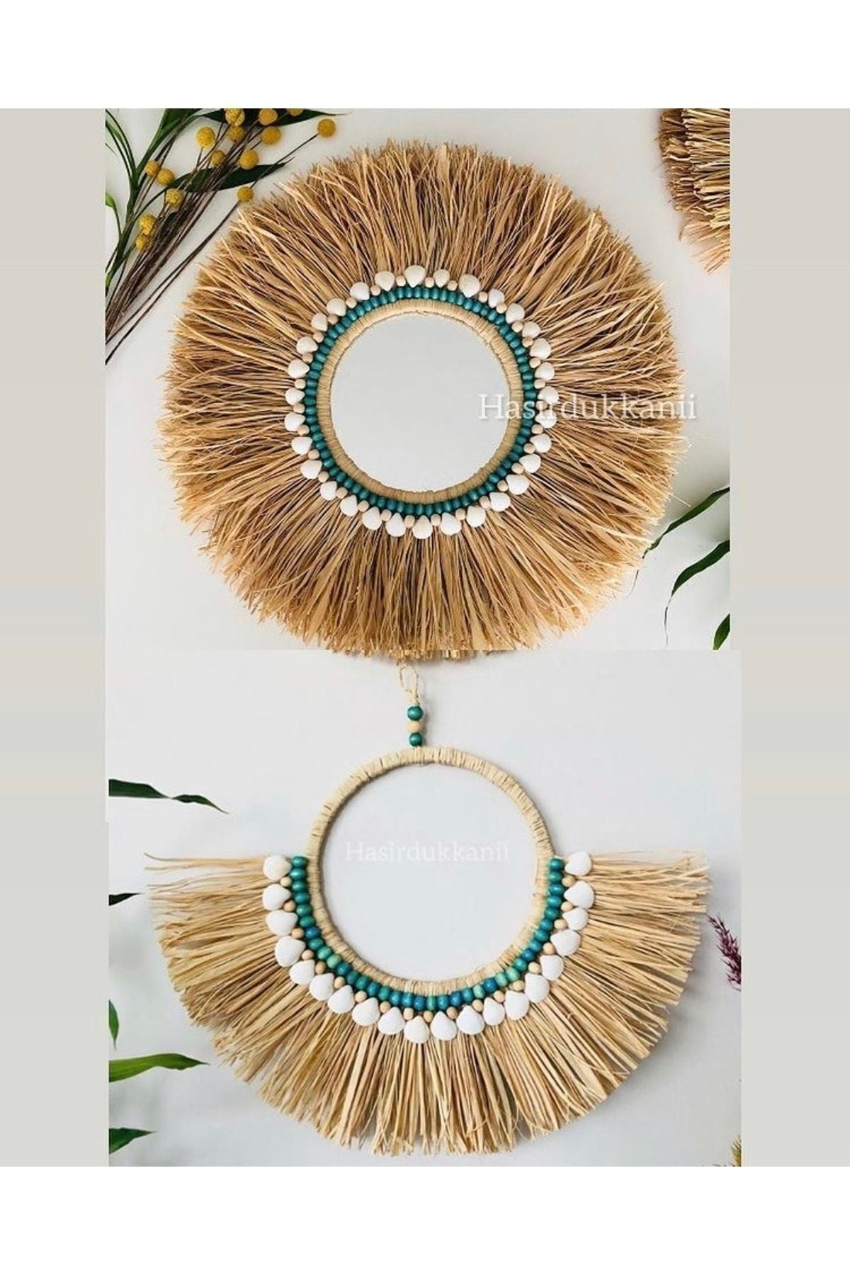 DoÛal Muz Lifi El YapÝmÝ TasarÝm Duvar AynasÝ