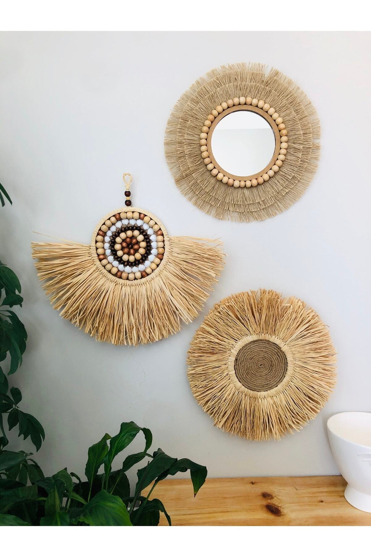 TasarÝm †�lŸ Rafya Ayna Seti