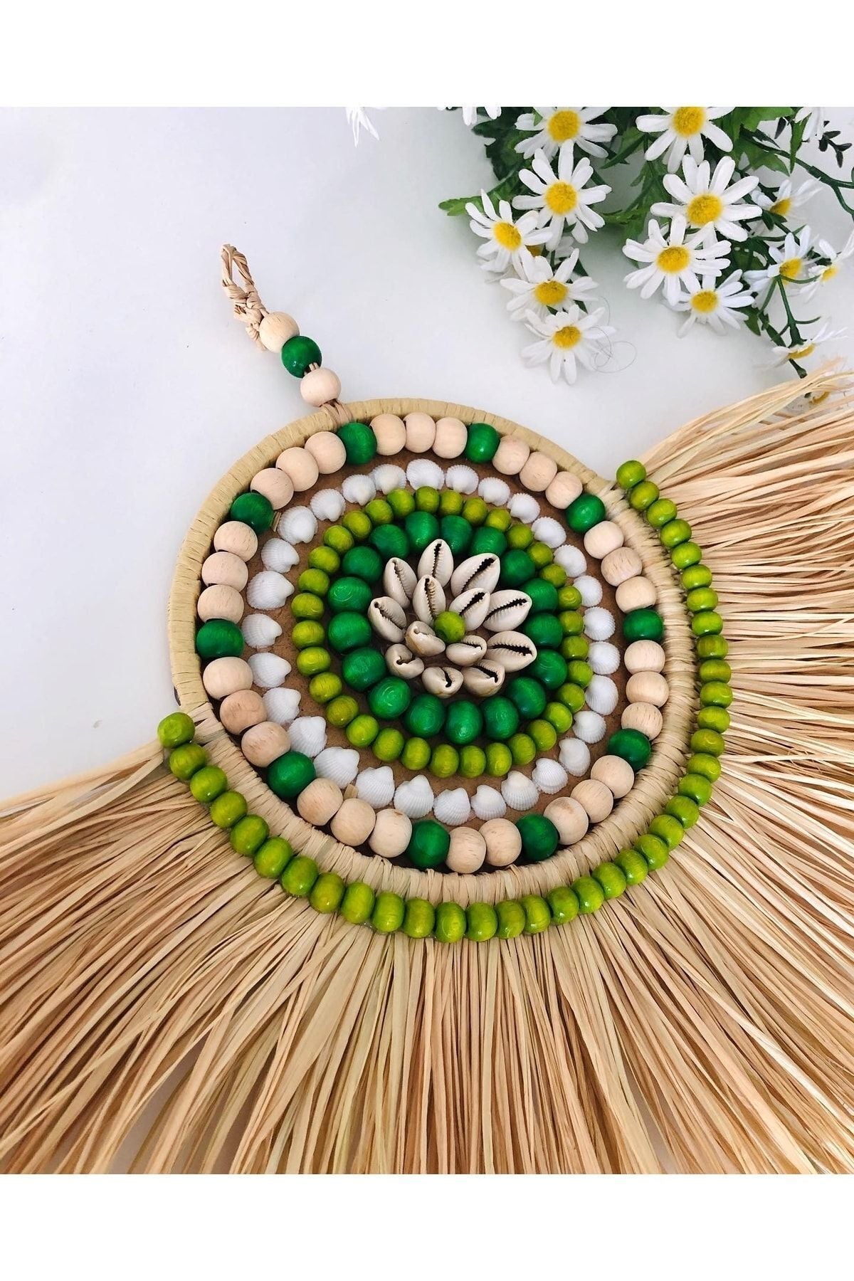 TasarÝm Rafya Yelpaze Pano /duvar SŸsŸ / Duvar Dekorasyonu/ KapÝsŸsŸ /