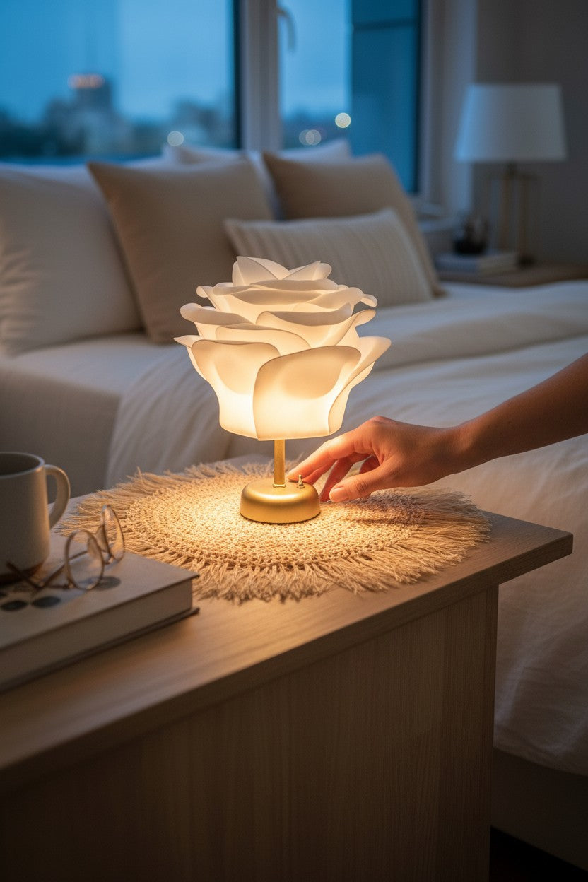 EVA MAT GOLD EMOTİON KABLOSUZ PİLLİ MASA LAMBASI